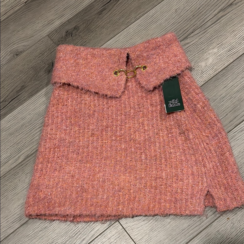 Wild Fable Pink Knit Skirt